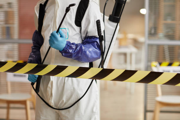Professional Biohazard technician working in Oakville, CT